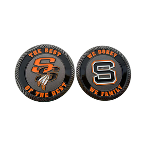 Moneda de desafío de Metal personalizada para el Año Nuevo chino, diseño 3D, colores esmaltados, troquelado, accesorio de moda impreso para cumpleaños - Product Image 3