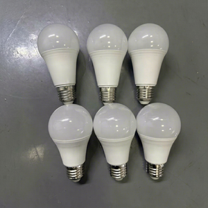 E27 B22 SMD LED Globe <b>Bulbs</b> A65 12W AC110V-265V Plastic lampshade and white plastic lamp body - Product Image 1