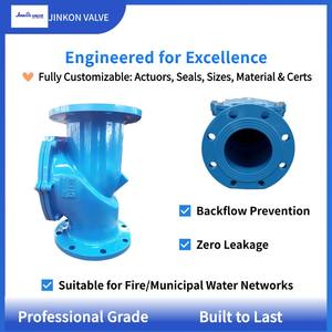 Ductile katup cek Manual besi untuk perawatan saluran pembuangan Flap tahan sumbat PN16 koneksi flens palu air pencegahan untuk Pompa - Product Image 3