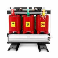 Transformateur de distribution cylindrique à résine époxy sèche triphasé 100 kVA 11/0,433 kV SCB11, économie d'énergie, IP20, 50/60 Hz, faible bruit