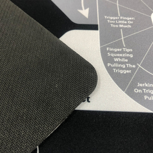 حصيرة تنظيف مسدس لا ينزلق بحجم مخصص عالي الجودة لسمك مزدوج وسادة ماوس كبيرة - Product Image 5