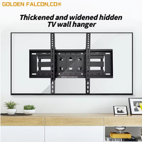 Support mural motorisé pivotant en métal pour téléviseur de 40 à 80 pouces, support mural pour téléviseur LCD de 26, 32, 50, 55 pouces