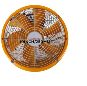 Ventilateur ventilateur utilitaire 12 pouces 550W ventilateur à haute vitesse avec tuyau de conduit