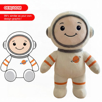 Peluche personnalisée en gros, gilet en jean doux, souvenirs de parc à thème crocodile, jouet Yoda au crochet, jouet ballon de campagne, peluche Fiddy personnalisée