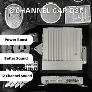 Amplificateur DSP de voiture mono 2 canaux classe C 12V en aluminium, modules karaoké pour Toyota, JBL, Lexus, système d'amélioration audio - Product Image 2