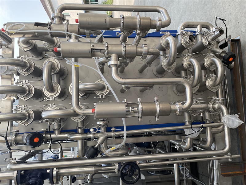 Industrial UHT Milk Processing Machine SUS304 / 316 Material
