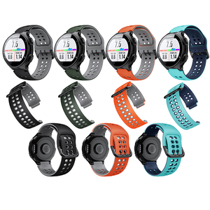 Bracelet de montre en caoutchouc de silicone 22mm pour <span class=keywords><strong>Garmin</strong></span> Forerunner <span class=keywords><strong>735XT</strong></span>/Approach S6 Sport Forerunner 945/235/230/620 Bracelet de montre compatible - Product Image 1