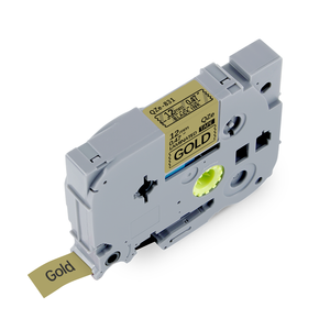 Vente <span class=keywords><strong>en</strong></span> <span class=keywords><strong>gros</strong></span> Ruban d'étiquettes laminé 12mm x 8m compatible avec <span class=keywords><strong>Brother</strong></span> <span class=keywords><strong>P</strong></span>-<span class=keywords><strong>touch</strong></span> TZe-831 TZ-831 TZ831 Cartouche d'étiquettes noir sur or - Product Image 3