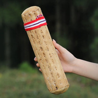 Natural Thick Cactus Rainstick Musical Instrument Rain Stick for Sound Healing Meditation Therapy Percussion