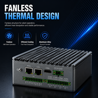 Mini PC Industrial Intel N100 de 12.ª Generación, Sin Ventilador, 4*RS485/RS232 COM, DIO de 8 Bits, LAN Dual de 2.5G I226-V, DDR4, NVMe SSD, Win 11 Pro