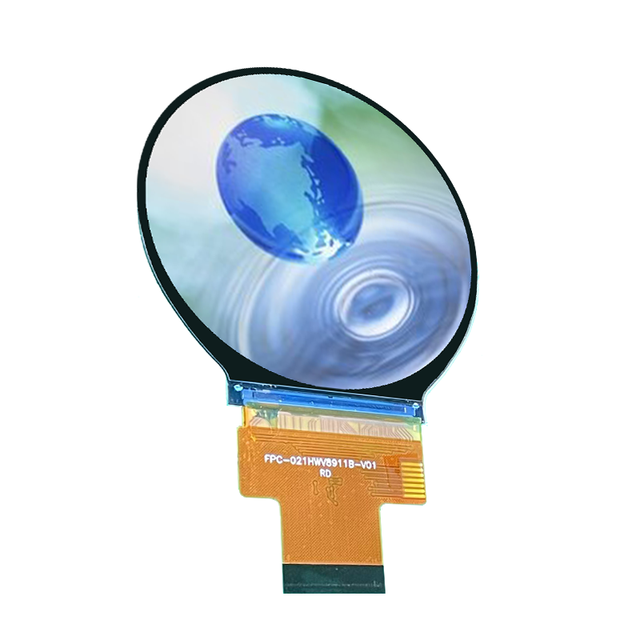 Portable TFT 480x480 MIPI 2Lane 2.1 Inch LCD Display Module with LED Backlight and 350cd/m Brightness for 60mm Smart Watch