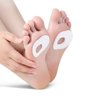 36 pièces de coussinets en feutre auto-adhésifs de forme circulaire et ovale, coussinets de pied en maïs pour femmes et hommes