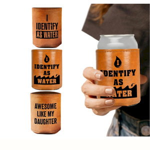 Diseño de regalo para el Día del Padre: Funda para botella de Coca-Cola, funda aislante, bolsa para bebidas en lata de 330 ml, funda para botella de cerveza, cuero - Product Image 1