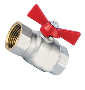 Válvula de bola con manija de latón Clase 150, conexión roscada, tamaño de puerto de 1/2 pulgada para aplicaciones de suministro de agua - Product Image 5