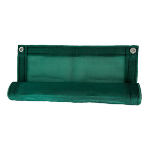 Зеленая полиэтиленовая сетчатая ткань, брезент с люверсами, уличная затеняемая сетка для фабричного самосвала, тканые рулоны, сетка для сукки - Product Image 1