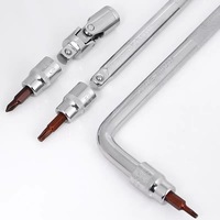Puntas de Destornillador de Cambio Rápido de 3/8'', Puntas de Destornillador Planas Phillips Hexagonales de Acero S2 para Accesorios de Juego de Herramientas Manuales