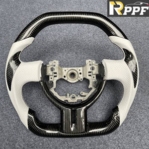 Piezas Interiores de Automóvil Personalizadas para <span class=keywords><strong>Toyota</strong></span> <span class=keywords><strong>86</strong></span>/BRZ/FRS <span class=keywords><strong>2013</strong></span> 2014 2015 2016, Volante de Fibra de Carbono Real de Alta Calidad - Product Image 1