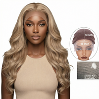 Perruques ZASHAN transparentes sans colle, ondulées, pour femmes, style brésilien et vietnamien, douces et volumineuses, densité 150%, directement de l'usine