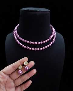 Conjunto de polki Kundan de calidad superior, cadena de cuerda, perla, piedra principal, Material de aleación, diseño tradicional elegante, novias, bodas - Product Image 4