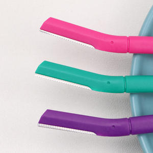 มีดตัดคิ้วด้ามจับตรงใบมีดคมอุปกรณ์ความงามความปลอดภัยของผู้ผลิตขายส่ง - Product Image 4