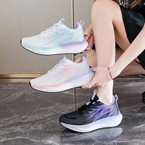 Zapatillas deportivas transpirables de verano para estudiantes con absorción de impactos, calzado deportivo para mujer, nuevo estilo 2026, suela ligera y acolchada - Product Image 4