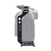 Cage pour appareil photo en aluminium pour Canon EOS R8, avec support griffe froide, trous ARRI 3/8\" et 1/4\", poignée supérieure, boîtier de protection pour appareil photo reflex numérique