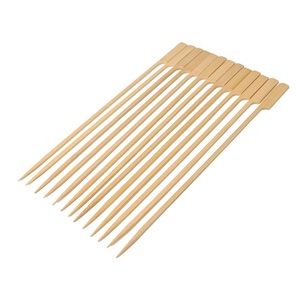 Brochettes en bambou écologiques Teppo 100% bambou de qualité alimentaire supérieure, bâtonnets jetables pour viande, fruits de mer, nourriture de rue, <span class=keywords><strong>kebab</strong></span> - Product Image 2