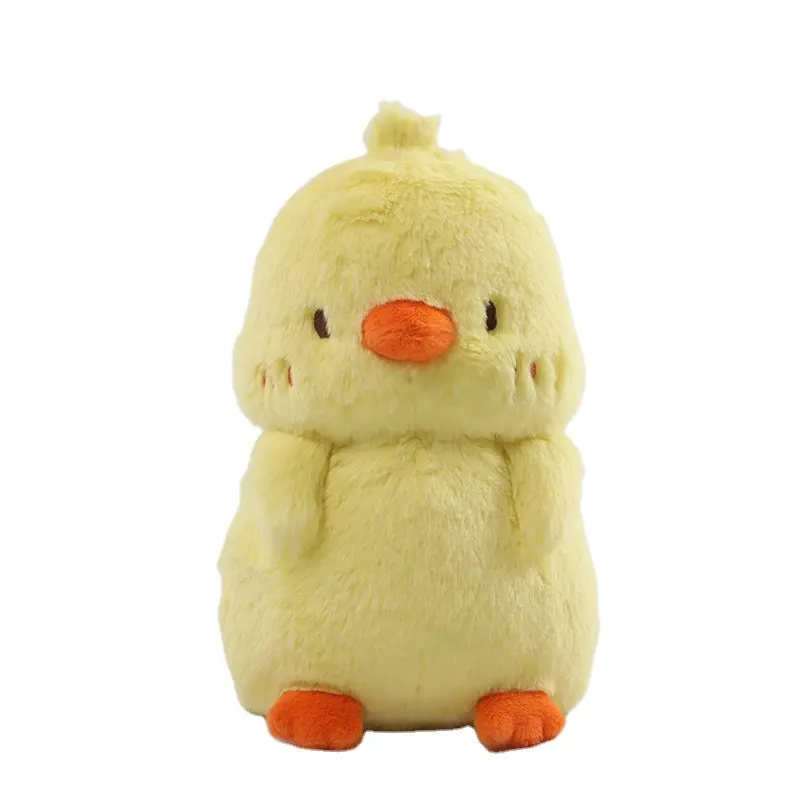 Jouets doux apaisants pour nouveau-né bébé mignon Animal forme doux jeter oreiller maison décoration jaune canard en peluche poupée