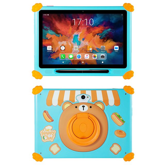 Touch Screen Kids Tablet PC 10 Inch Android 15 Wi-Fi Drop Resistance Case with Parental Control System Accessories For Children