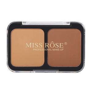 Facial Highlighter Contour Matte Double Colors Concealer <strong>Eyeshadow</strong> Palette Powder Cosmetics - Product Image 1