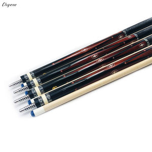 Chyone de 13mm rojo sander con incrustaciones de madera de taco de billar con 12pcs laminado eje hueco de concha de abulón de hecho a mano de billar taco de billar - Product Image 2