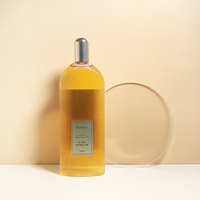 100ml 300ml Design Unique PETG forme à bande plate vide bouteille de Lotion de soins de la peau pour le corps shampoing de luxe emballage en plastique