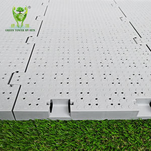 Revêtement de sol événementiel portable en plastique PP emboîtable pour extérieur, couverture de terrain de sport pour stade, panneau de protection temporaire pour pelouse - Product Image 4