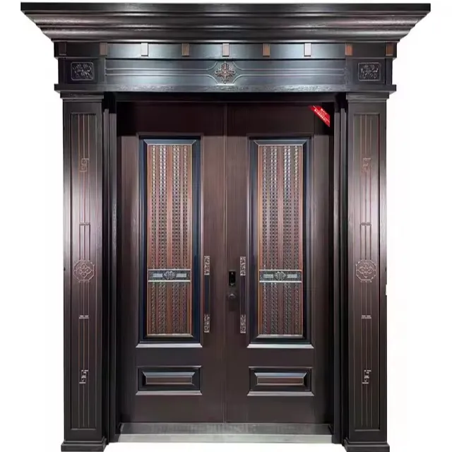 Hot Sale Luxury Villa Gate Security Double Door Entrance For Houses