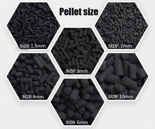 8mm Activated Carbon Coal Based Columnar Activated Carbon for Gas Purification