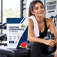 Gummies de créatine monohydrate à marque privée OEM, supplément en poudre à base de plantes saveur pastèque, électrolyte de créatine