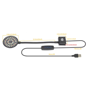 ไฟตู้ปลาแบบหนีบ JSD 7W 8W USB รุ่นใหม่ แสง LED สเปกตรัมเต็มสำหรับพืช 3 โหมด ปรับความสว่างได้ พร้อมรีโมทคอนโทรล ขนาด 20-60 ซม. สำหรับปลา - Product Image 2