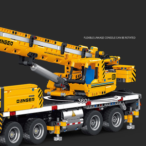 Jiestar Hot Bán Đa Chức Năng DIY Kỹ Thuật Điều Khiển Từ Xa Cơ Khí Lắp Ráp Xây Dựng Khối Bộ RC Kỹ Thuật Cần Cẩu Đồ Chơi - Product Image 4