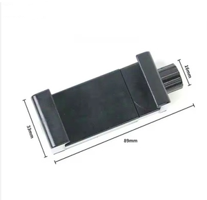 Adaptateur de trépied pour smartphone, support de téléphone portable pour tous les téléphones, rotation verticale et horizontale, pince réglable en plastique pour bureau - Product Image 3