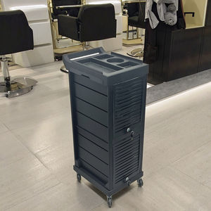 Salon de coiffure chariot chariot barbier fournitures professionnel haute qualité coiffure cheveux roulant stockage avec roues serrure - Product Image 6