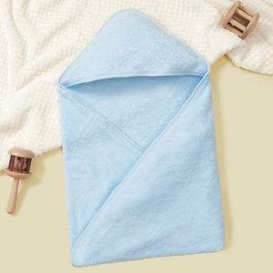 Serviettes de bain à capuche pour bébé en gros, en polaire corail, ultra douces et très absorbantes, couvertures enveloppantes pour bébé de classe A, certifiées CPC - Product Image 4