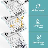 Label Pengiriman Logistik Barcode Thermal Langsung Syncode Putih 4X6 Inch, Gulungan 1 Core, Tahan Air, Tahan Minyak, Kuat, Harga Grosir
