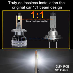 थोक ऑटो H4 कार के नेतृत्व में हेडलाइट बल्ब कैंबस चिप h1 h7 h11 hb3 9005 hb4 9006 ड्राइविंग लाइट के साथ हेडलैंप - Product Image 5