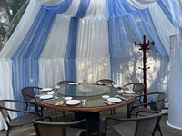 Dôme de restauration préfabriqué en polycarbonate transparent pour l'hiver, idéal pour le glamping et les restaurants