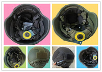 Ensemble de casques d'interphone tactique Accessoires de casque d'extérieur Microphone de défense Double usage sans casque de réduction du bruit
