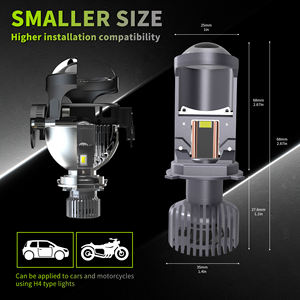 Commercio all'ingrosso 140W 14000LM H7 H4 proiettore lente a LED 6000K colore <span class=keywords><strong>Bi</strong></span> faro 12v H7 H11 LED lampada frontale a Led H4 lampadina a LED per auto - Product Image 4