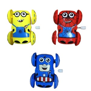 Voiture de cascade à remonter, jouet éducatif en plastique de 7,3 cm, véhicule à friction double face pour enfants de 2 à 4 ans - Product Image 4
