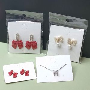 Étiquette suspendue personnalisée en carton imprimé pour bijoux, étiquettes pour boucles d'oreilles avec votre logo - Product Image 2