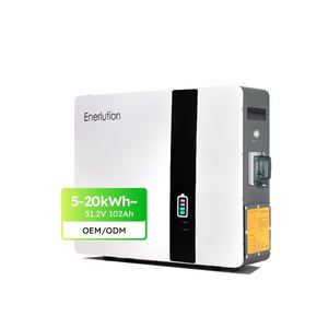 Sicuro 51.2V 100Ah 5.12kWh montaggio a parete ESS 3 livello di protezione da sovracorrente Aerosol fuoco autoriscaldamento - Product Image 1