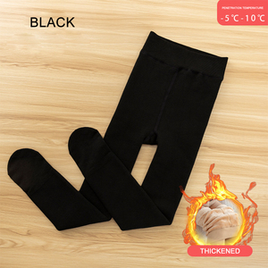 2025 OEM Solid Color Fleece Winter <strong>Leggings</strong> Pantyhose for Kids <strong>Girls</strong> High Waist Casual Style Breathable Seamed Warm <strong>Thermal</strong> - Product Image 5